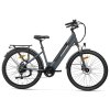 Foride Roamer 1 Step-thru Electric Bike, 250W Motor, 36V 13Ah Battery, 27.5 inch Tires, 25km/h Max Speed, 100km Max Range, Disc Brake, Suspension with Lockout, Shimano 7-speed - Grey