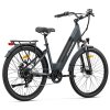 Foride Roamer 1 Step-thru Electric Bike, 250W Motor, 36V 13Ah Battery, 27.5 inch Tires, 25km/h Max Speed, 100km Max Range, Disc Brake, Suspension with Lockout, Shimano 7-speed - Grey
