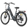 Foride Roamer 1 Step-thru Electric Bike, 250W Motor, 36V 13Ah Battery, 27.5 inch Tires, 25km/h Max Speed, 100km Max Range, Disc Brake, Suspension with Lockout, Shimano 7-speed - Grey