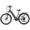 Foride Roamer 1 Step-thru Electric Bike, 250W Motor, 36V 13Ah Battery, 27.5 inch Tires, 25km/h Max Speed, 100km Max Range, Disc Brake, Suspension with Lockout, Shimano 7-speed - Grey