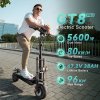 FENGQS GT8 PRO Electric Scooter, 2800W*2 Motor, 67.2V 38Ah Battery, 11 inch Tires, 80km/h Max Speed, 90km Range, Hydraulic Disc Brakes, Dual Suspension System, LCD Display