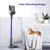 INSE S7P Cordless Stick Vacuum Cleaner, 26kPa Powerful Suction, 45min Runtime, LED Display, Self-Standing & HEPA Filtration, for Hard Floor, Carpet & Pet Hair - Purple