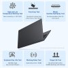 Ninkear A15 Air Laptop, 15.6 inch 1920*1080 Screen, AMD Ryzen 5 3500U 8 Cores Max 3.7GHz, 16GB RAM 512GB SSD, WiFi 5, 1* Full-featured Type-C, 2*USB3.0, 1*USB2.0, 1*HDMI, 1*RJ45, 1*Micro SD, 1*Audio Jack, 180° Opening and Closing, Fingerprint Unlock
