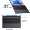 Ninkear A15 Air Laptop, 15.6 inch 1920*1080 Screen, AMD Ryzen 5 3500U 8 Cores Max 3.7GHz, 16GB RAM 512GB SSD, WiFi 5, 1* Full-featured Type-C, 2*USB3.0, 1*USB2.0, 1*HDMI, 1*RJ45, 1*Micro SD, 1*Audio Jack, 180° Opening and Closing, Fingerprint Unlock