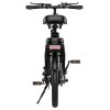 ESKUTE D100 Folding Electric Bike, 250W Motor, 36V 13Ah Battery, 25km/h Max Speed, 100km Range, 16 inch Tires, Mechanical Disc Brakes, LCD Display - Black