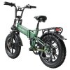 PULUMA PE500 Electric Bike, 2*500W Motor, 48V 17.5Ah Battery, 20*4.0 inch Tires, 40km/h Max Speed, 150km Max Range, Hydraulic Oil Brakes, Oil Spring Suspension, Shimano 7-speed, LCD Display