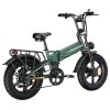 PULUMA PE500 Electric Bike, 2*500W Motor, 48V 17.5Ah Battery, 20*4.0 inch Tires, 40km/h Max Speed, 150km Max Range, Hydraulic Oil Brakes, Oil Spring Suspension, Shimano 7-speed, LCD Display
