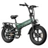 PULUMA PE500 Electric Bike, 2*500W Motor, 48V 17.5Ah Battery, 20*4.0 inch Tires, 40km/h Max Speed, 150km Max Range, Hydraulic Oil Brakes, Oil Spring Suspension, Shimano 7-speed, LCD Display