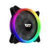 Sada počítačových ventilátorov Darkflash DR12 Pro ARGB 3v1 120x120 (čierna)