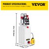 Hydraulická jednotka 6 quart (6 l) jednočinná 12v dc pre zdvíhanie áut