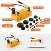 Hydraulický dierovač so sadou 10 matríc 15 ton 12.7mm–101.6mm