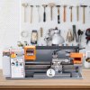 Presný stolný kovový sústruh 7''×13.78'', 0-2200 rpm, 500W, s kufríkom