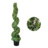 Umelé buxus stromčeky 121,9 cm, 2 ks, vymeniteľné listy, do interiéru