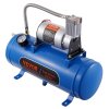 Kompresor 12V s nádržou 1.6 Gallon/6 L, 120 psi pre trúby a pneumatík