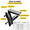 Hydraulický palec pre rýpadlo 45.72 cm, 12.70 mm, s valcom na zváranie