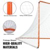 Lacrosse bránka 6'×6' oceľový rám, prenosná, s taškou, oranžová