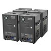 Stroj na studené iskry 4×700W, nastaviteľná výška 6.6-16.4ft, DMX