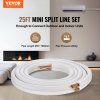 Sada trubiek pre mini split 7620mm, meď 6.4/12.7mm 3vrstvová izolácia