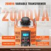 Autotransformátor 2000 VA 6.6 A 230 V vstup 0–300 V výstup s lcd