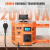 Automatický regulátor napätia 2000VA 6.6A 230V→0-300V 4 poistky s lcd