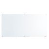 Magnetická sklenená tabuľa 72×36" na stenu bez rámu s policou a stierkou