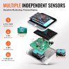 Mini monitor vzduchu 8-v-1: PM2.5/PM10/PM1.0, formaldehyd, vlhkosť