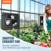 Žalúziový ventilátor 406 mm, 1747 cfm, regulácia teploty a vlhkosti