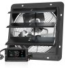 Odťahový ventilátor so žalúziou 305 mm 904 CFM EC-motor regulácia T/V