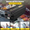 Menič napätia 6000 W DC 12 V na AC 230 V, modifikovaný sínus, LCD