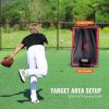 Sieť na odrazy pre baseball a softball 2-in-1 3.5×4.5 ft na tréning