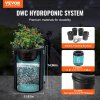 Hydroponický systém dwc 4×5-gallon s čerpadlom, kameňmi a hladinomerom