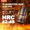 Sada rázových nástrčných hlavíc 8 dielov 6-hranné 2.5 cm s ráčňou