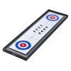 Prenosný stolný shuffleboard a curling 2 v 1, 45", obojstranný, 8 pukov