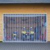 Priehľadná pvc pásová záclona 15 m × 20 cm rolka pásov do dverí
