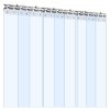 Záves z pvc pásov 96.5 cm × 213.4 cm priehľadný do chladiarne