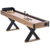 Stôl na shuffleboard a bowling 2 v 1, dĺžka 274,3 cm, kompletný set