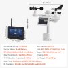 Počasová stanica 7 v 1 Wi‑Fi, 186 mm (7 in) TFT, vonkajší senzor