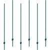 Plotové stĺpiky u-profil 6 feet, balenie 6 ks, oceľné, zelené