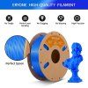 ERYONE 1.75mm High Speed PLA+ 3D Printing Filament 1KG Blue