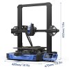 BIQU Hurakan 3D Printer, Klipper Firmware, Auto Leveling, Built-in Microprobe, Max 180mm/s Printing Speed, Partitioned Hotbed, Silent Printing, Filament Runout Sensor, WiFi Remote Control, 220x220x270mm