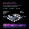 Blackview MP60 Mini PC, Intel N150 4 Cores Max 3.6GHz, 16GB RAM 512GB SSD, 2*HDMI Dual Screen Display, 16GB RAM 512GB SSD, Dual-band WiFi Bluetooth 4.2, 2*USB2.0, 2*USB3.0, 1*RJ45, 1*Headphone Jack