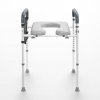 Zvýšené sedadlo na toaletu, 7 polôh 490–640 mm, nosnosť 158.7 kg
