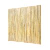 Rolovaný bambusový plot prírodný 4 ft × 6 ft × 0.75 in pre balkón