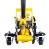 Nízky hydraulický hever 2 t, zdvih 4.6"-12.8", s pumpou a podperami