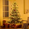 Umelý vianočný stromček 6.5 ft, 350 teplých led, 900 špičiek