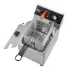 Hlboká elektrická fritéza 1750w, 12qt/11.5l, nerez, temp. regulácia