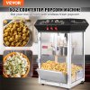 Stroj na popcorn 850 w, 8 oz kotol, 48 šálok/dávka, temperované sklo