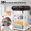 Stroj na popcorn 850 w, 8 oz kotol, 48 šálok/dávka, temperované sklo