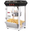 Stroj na popcorn 850 w, 8 oz kotol, 48 šálok/dávka, temperované sklo