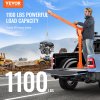 Elektrický zdvíhací žeriav na pickup, nosnosť 499 kg, 360° otočný